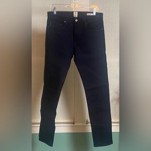 Hitoshi Kato indigo black slim pants